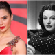 Gal Gadot (L) in 2016; Hedy Lamarr (R) in 1945